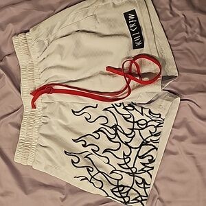 White Kill Crew Shorts